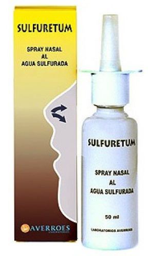 Spray nasal à l&#39;eau Sulfuretum sulfureux. 50 ml.