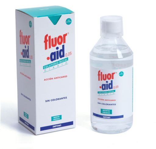 Aide au fluorure 0,05 chou 500 ml
