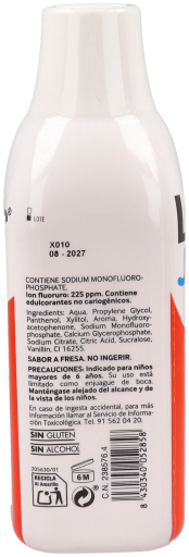 Fluorure quotidien 0,05 % Fraise 500 ml