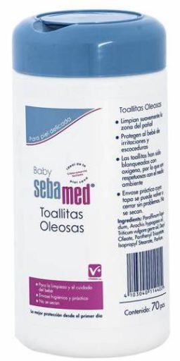 Lingettes huileuses 70 unités