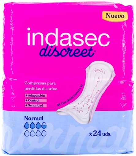 Serviettes hygiéniques discrètes normales 24 unités