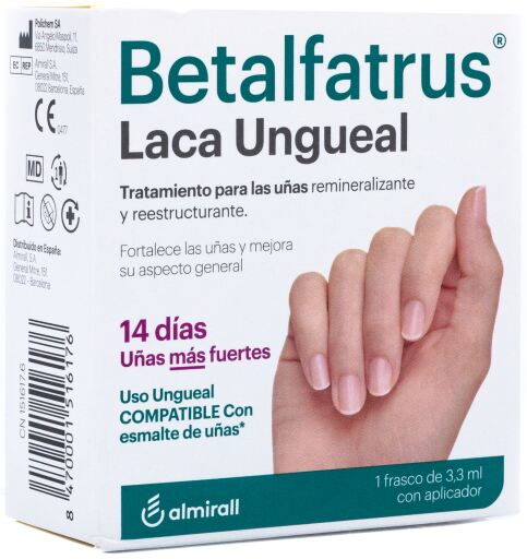 Vernis à ongles reminéralisant et restructurant Betalfatrus 3,3 ml