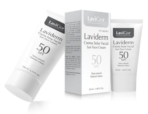 Crème solaire visage SPF 50 tube de 50 ml