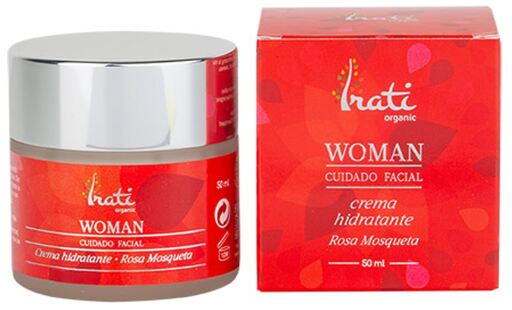 Crème visage hydratante à la rose musquée bio pour femme 50 ml