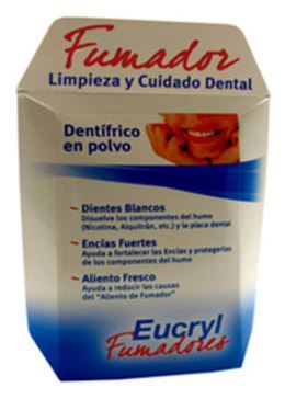 Poudre dentaire Eucryl pour fumeurs