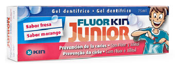 Gel Kin Fluor Junior Fraise 75 ml