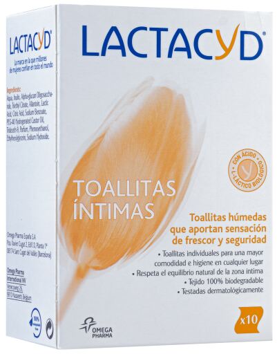 Lingettes intimes Lactacyd
