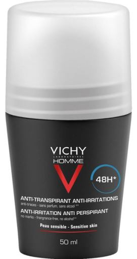 Déodorant Roll On Homme Peaux Sensibles 50 ml