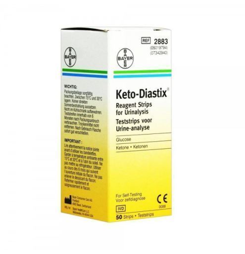 Keto Diastix Bandelette de Test de Glucose / acétone