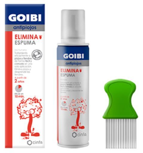 Mousse antiparasitaire 125 ml + peigne à lentes
