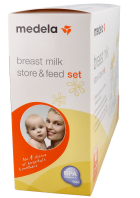 Breast Milk Store and Feed Set