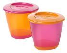 Découvrez 2 petits pots pour bébé avec couvercle