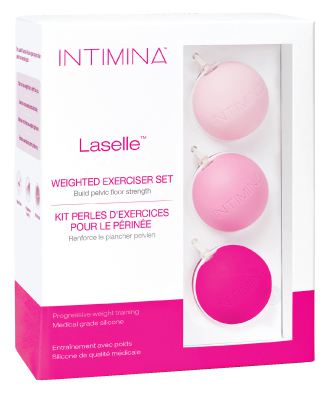 Intimina Boules chinoises Laselle avec 3 poids diff&eacute;rents 28, 38 et 48 gr