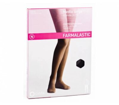 Bas longs Farmalastic 140 Cappuccino Ex Blonde