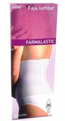 Cinfa Farmalastic Ceinture Velcro Blanc T/2 95115