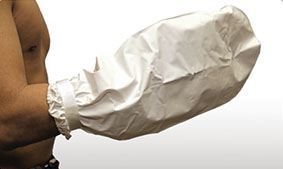 Couverture de plâtre pour bras court