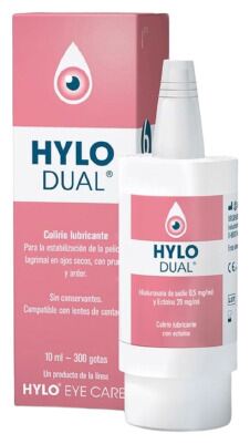 Gouttes oculaires Hylo Dual 10 ml