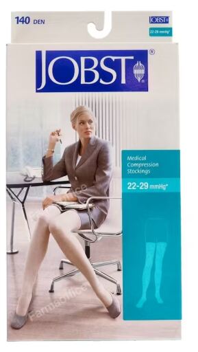 Bas longs Jobst 140 noir T/2 dentelle