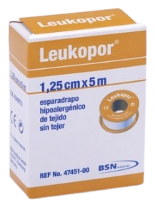 Ruban Leukopor 1,25 cm x 5 m