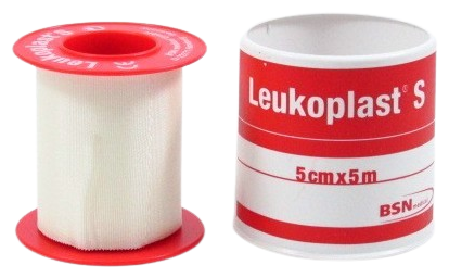 Ruban adhésif blanc Leukoplast 5 cm x 5 m