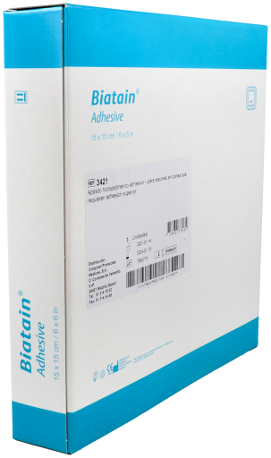 Pansement Biatain Adh 15 x 15 cm, 3 unités