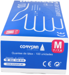 Gants en latex 100 unités moyennes