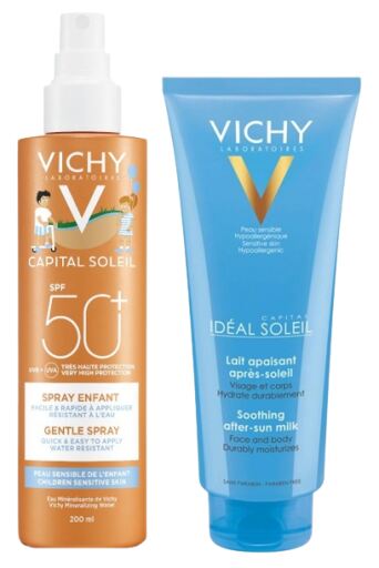 Capital Soleil Spray Kids SPF 50 200 ml + 1 pièce
