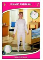 Pyjama anti-couches désinfecté, tout court, blanc, taille S