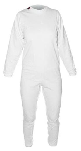 Pyjama anti-couches désinfecté, longueur complète, blanc, taille S