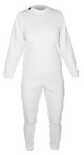 Pyjama anti-couches désinfecté, longueur complète, blanc, taille S