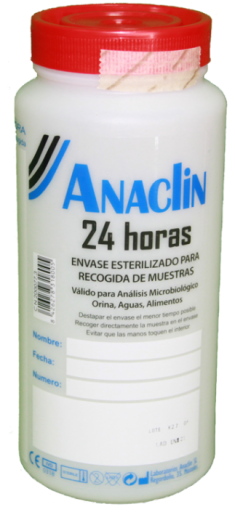 Récipient à urine 24 heures 1500 ml