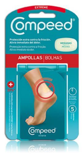 Pansements moyens pour ampoules