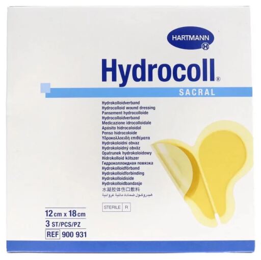 Pansement Hydrocoll Sacrall 12x18 cm 3 unités