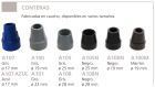 Embout de couleur noire 16 mm pour cannes en bois