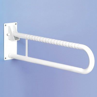 Barre double pliante blanche 70 centimètres