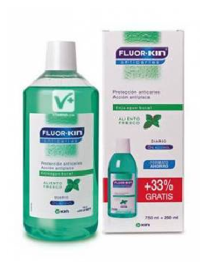 Bain de bouche quotidien 0,05 Anticarie 750 ml + 250 ml