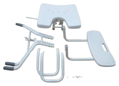 Siège de bain pivotant en forme de U