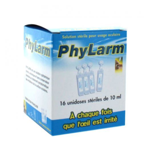 Solution ophtalmique Phylarm 16 doses unidoses