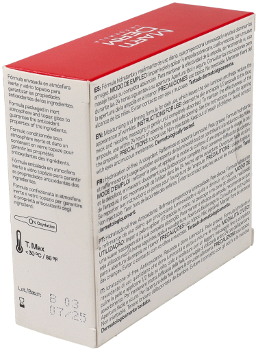 Ampoules de liposomes hydratantes et raffermissantes The Originals