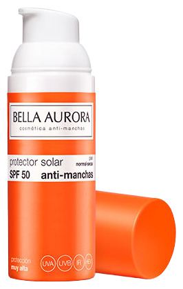 Bella Aurora Cr&egrave;me Solaire Anti-Taches SPF 50+ Peaux Normales &agrave; S&egrave;ches 50 ml