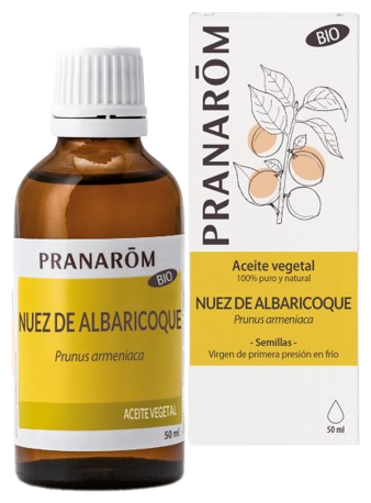 Huile végétale de noix d&#39;abricot biologique