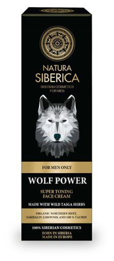 Crème Visage Super Tonifiante Pour Hommes Seulement La Puissance du Loup 50 ml