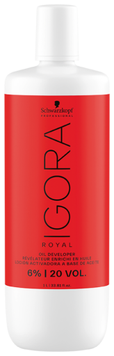 Lotion activatrice de base Igora Royal Oil 6% 20 Vol. 1000 ml