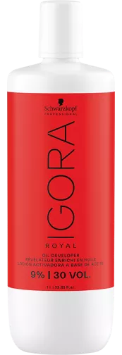 Lotion activatrice à base d&#39;huile Igora Royal 9% 30 Vol 1000 ml