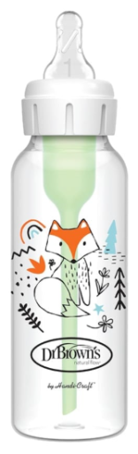 Options de débit naturel + biberon Fox anti-colique à col étroit 250 ml
