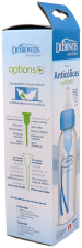 Options de débit naturel + biberon Fox anti-colique à col étroit 250 ml