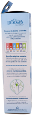 Options de débit naturel + biberon Fox anti-colique à col étroit 250 ml