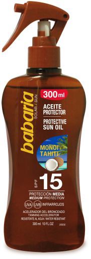 Spray Bronzant Huile Monohi Tahiti SPF15 300 ml