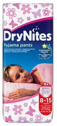 Huggies Pantalon à couches DryNites pour garçons de 8 à 15 ans