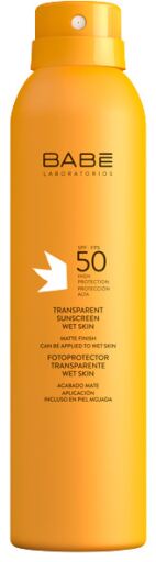 Bab&eacute; Cr&egrave;me solaire transparente Wet Skin SPF 50 200 ml